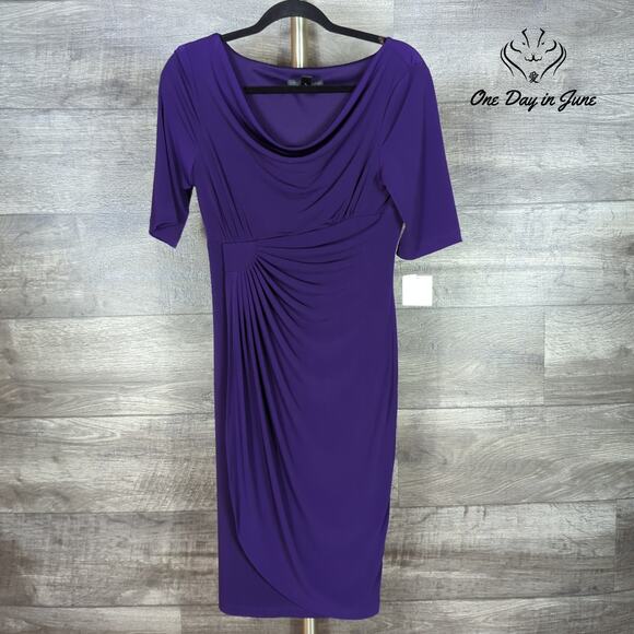 Connected Short Sleeve Bodycon Dress Size 6 - Picture 1 of 7